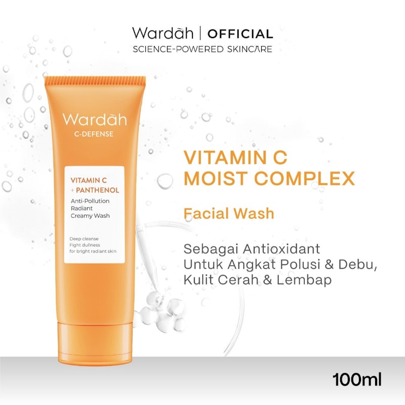 C-Defense Vitamin C + Panthenol Anti-Pollution Radiant Creamy Wash 3