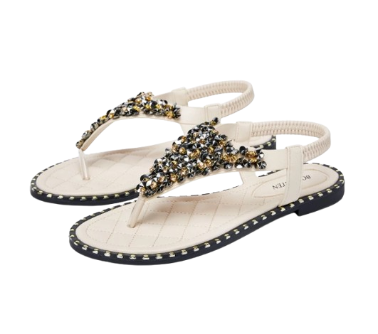 Bostanten Sandal Jepit Wanita Glitter