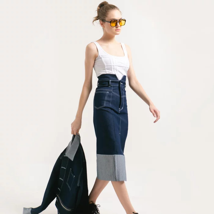 Irene Highwaist Skirt Denim 5