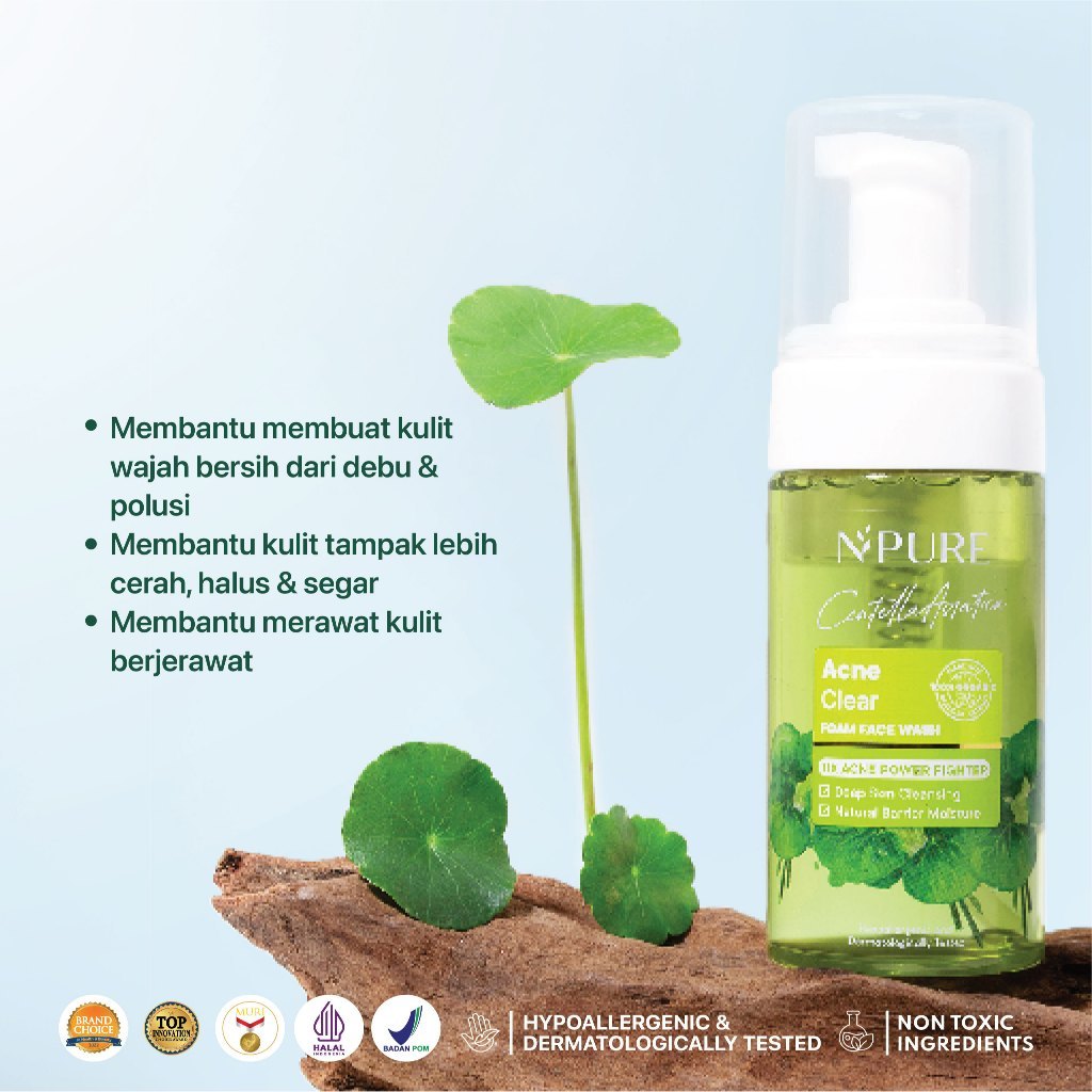 Penta Natural Kosmetindo N'PURE Centella Asiatica Face Wash