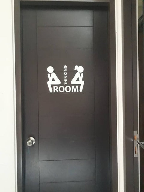 Ketokoku Cutting Sticker Thinking Room