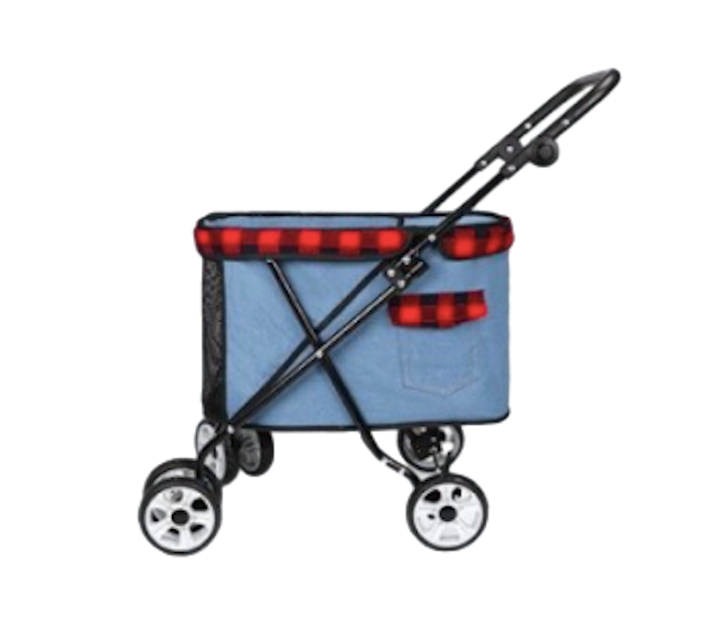 Pet Stroller 4 Wheels Folding 1