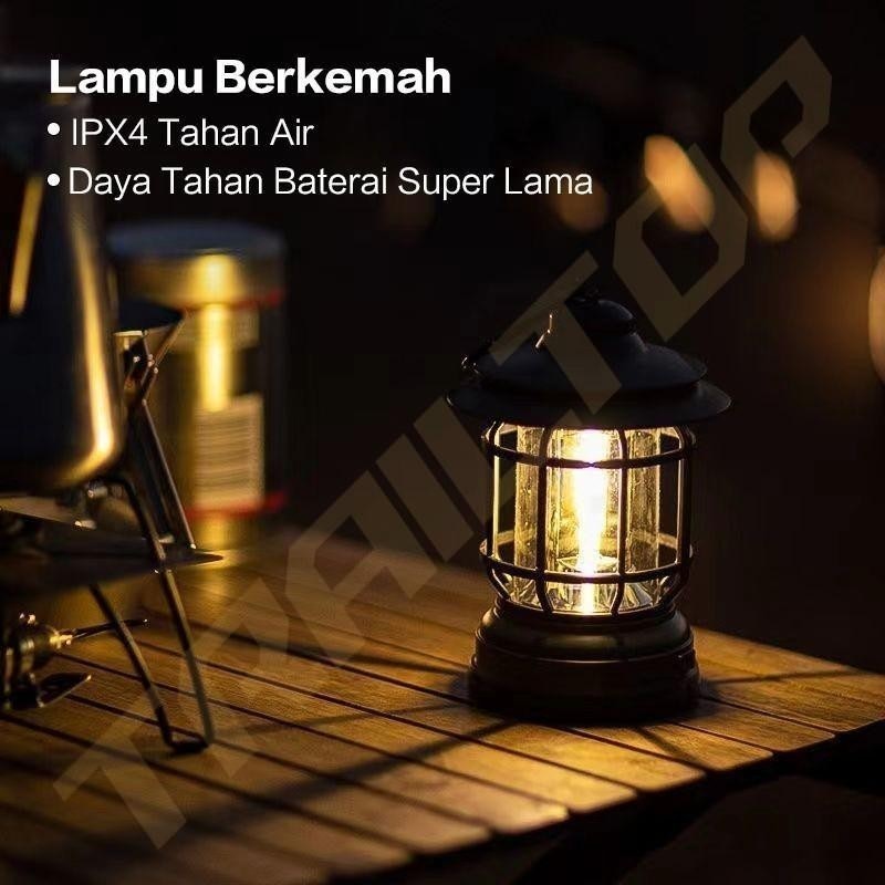 Lampu Camping Lentera LED Kuning 3