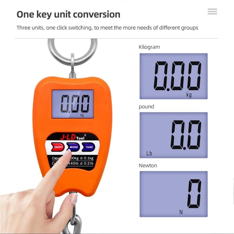 JLD Digital Portable Electronic Scale 200 kg 2