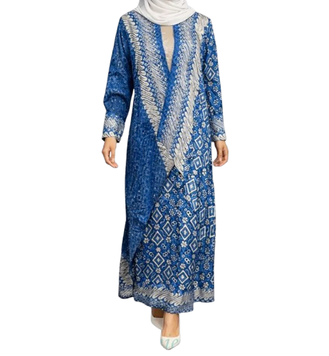 Rinjanie Batik GSHI Gamis Shanghai Bold Color Series