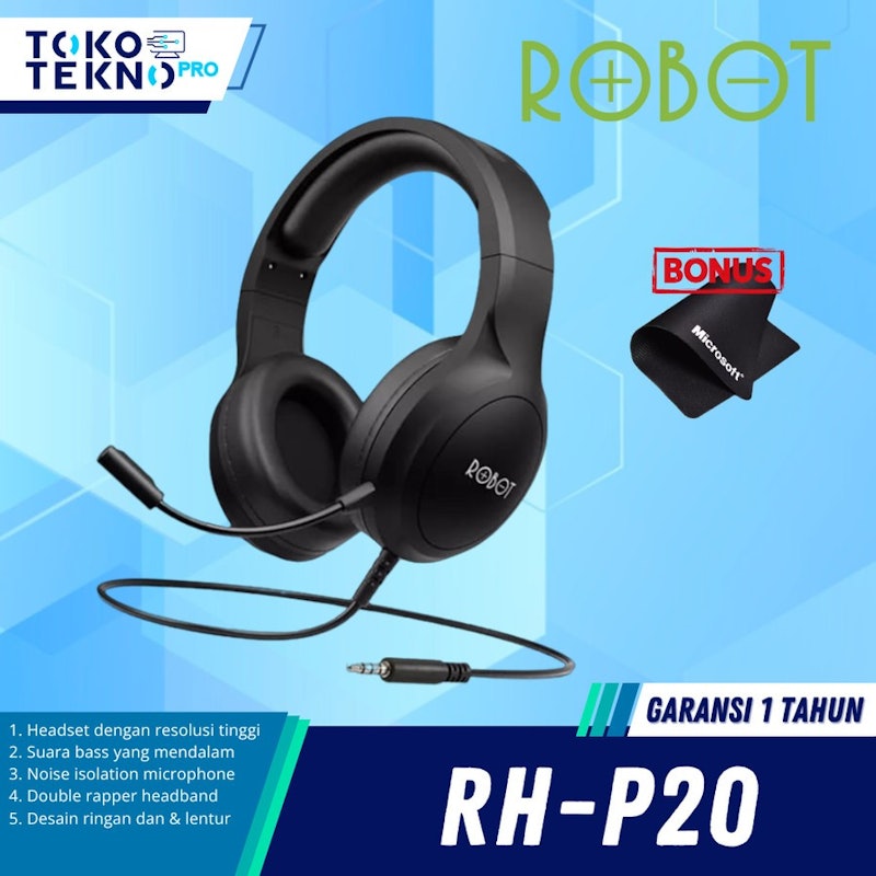 Robot Headphones with Mic Gaming Headset 3