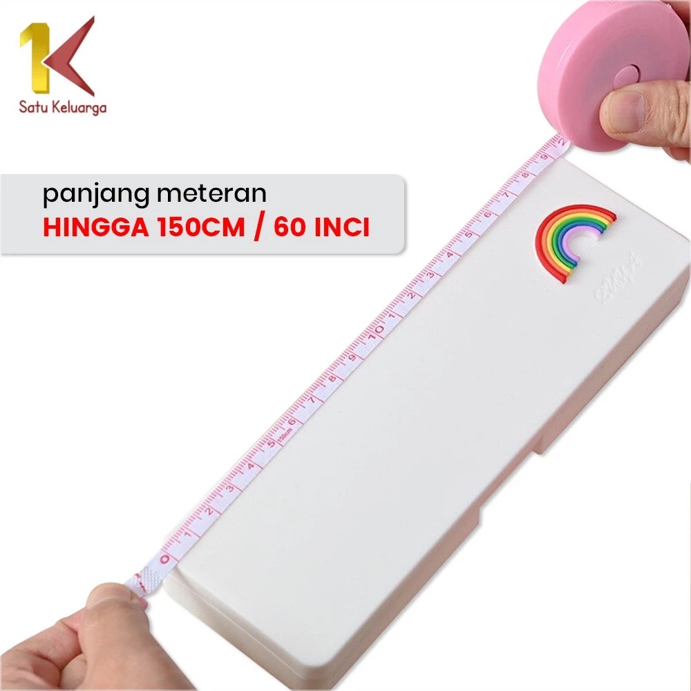 Limindi Sukses Bersama  Satu Keluarga Meteran Gulung Mini Karakter C642