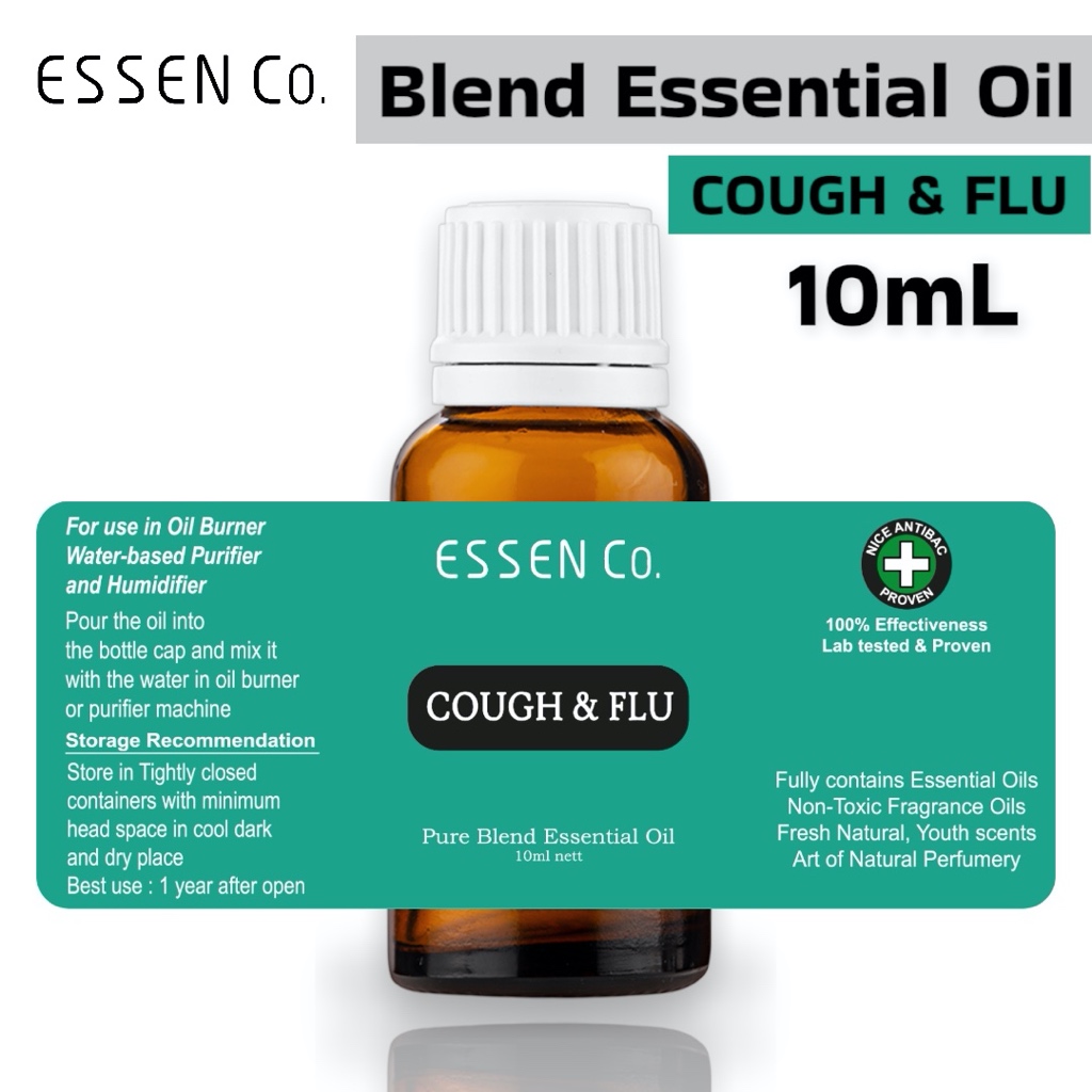 ESSEN & Co. Cough & Flu Pure Blend Essential Oil 