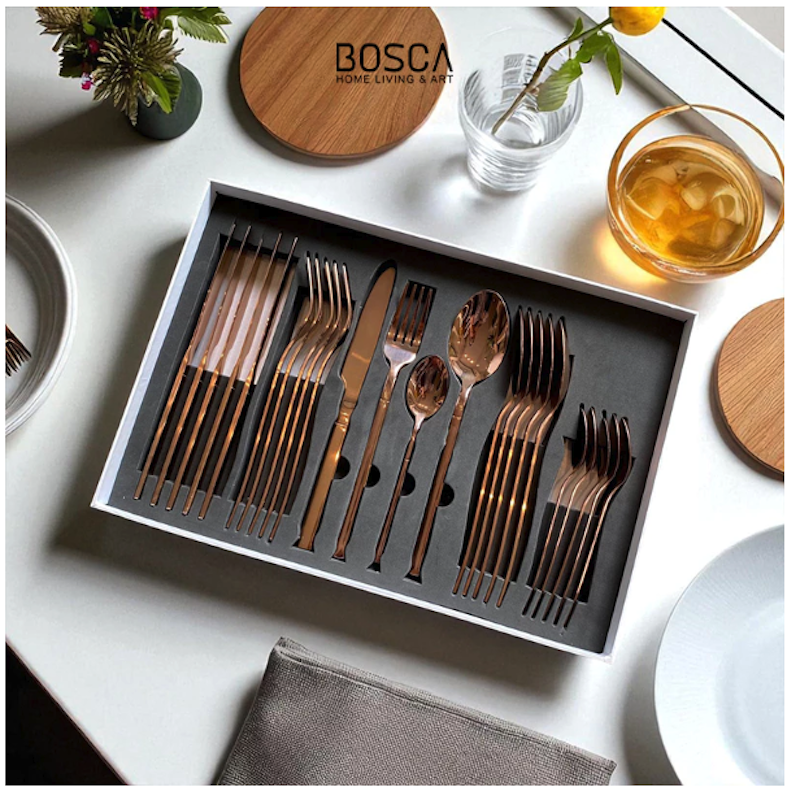 Bosca Living Luxury Cutlery Set Gift Box