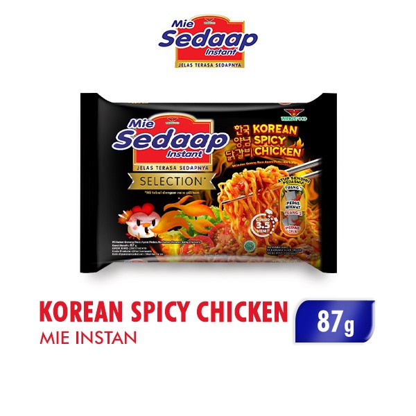 Wings Mie Sedaap Korean Spicy Chicken