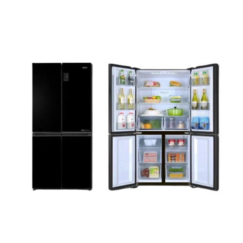 AQUA AQUA Aqua Kulkas Multidoor  AQR-TTD546RBC(BK)