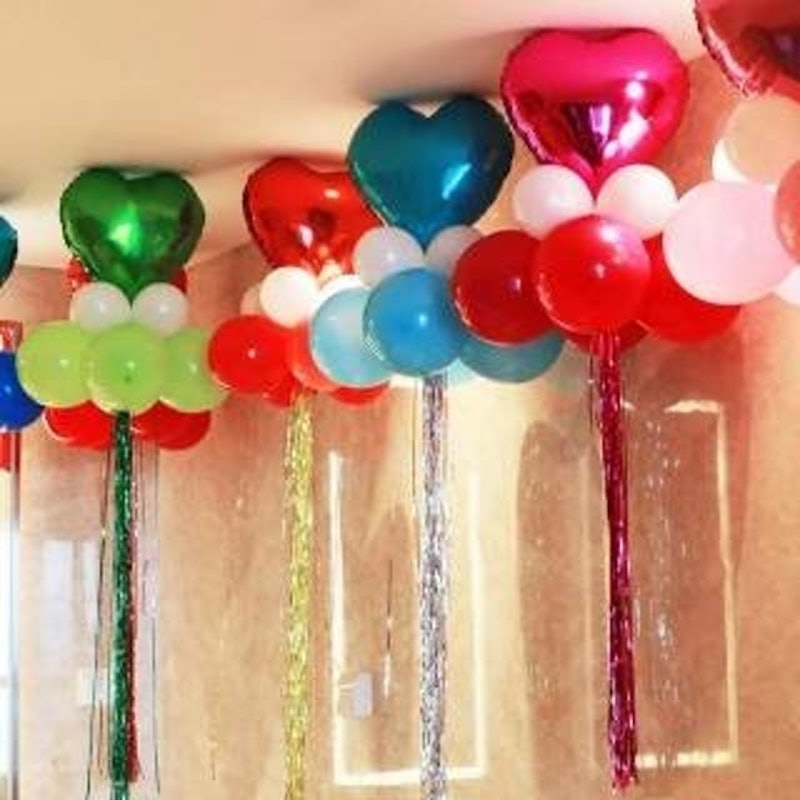 Tirai Rumbai Foil untuk Hiasan Balon 1