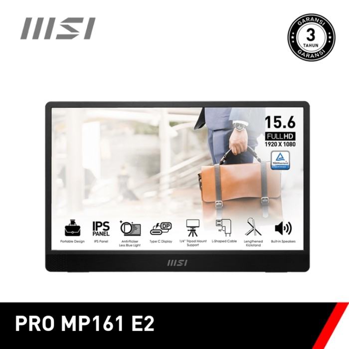 Micro Star International MSI Portable Monitor PRO MP161 E2