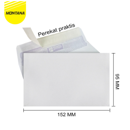 MONTANA Amplop Putih 104