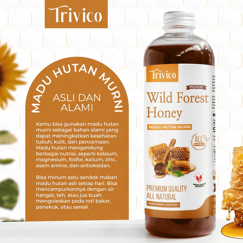 Teman Hidup Sehat Trivico Wild Forest Honey