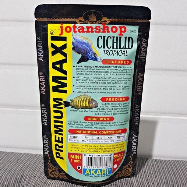 Akari Premium Maxi Cichlid Tropical 2