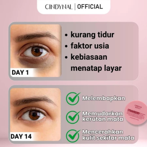 CYNDINAL CYNDINAL Strawberry Moisturizing Eye Mask