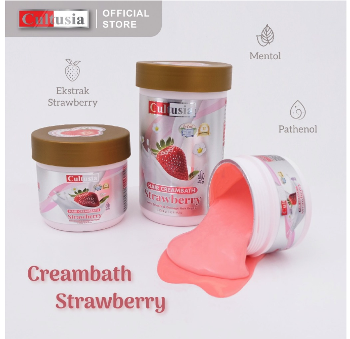 Cultusia Hair Creambath Strawberry 5
