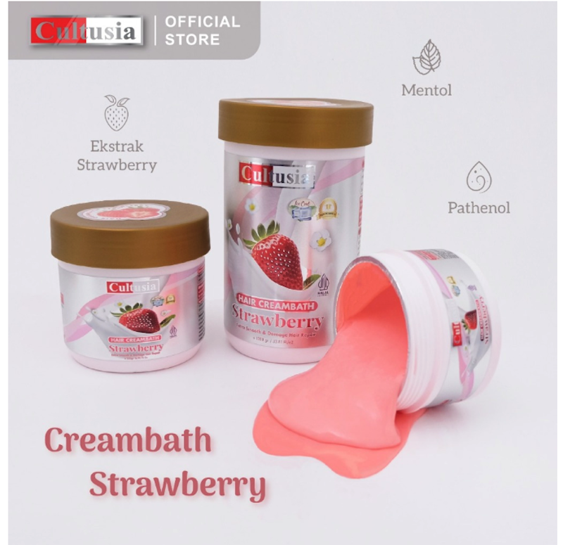 Cultusia Hair Creambath Strawberry 5