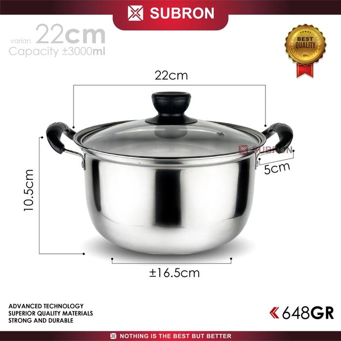 Subron Panci Sup Multifungsi 22 cm 5