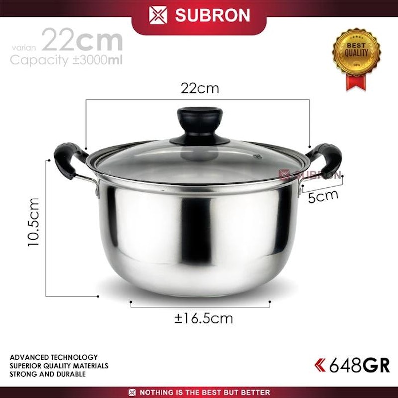 Subron Panci Sup Multifungsi 22 cm 5