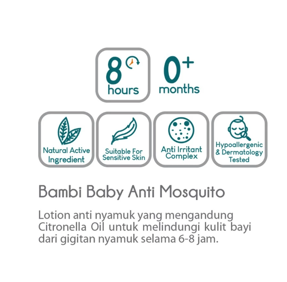 Fabindo Sejahtera Bambi Baby Anti Mosquito