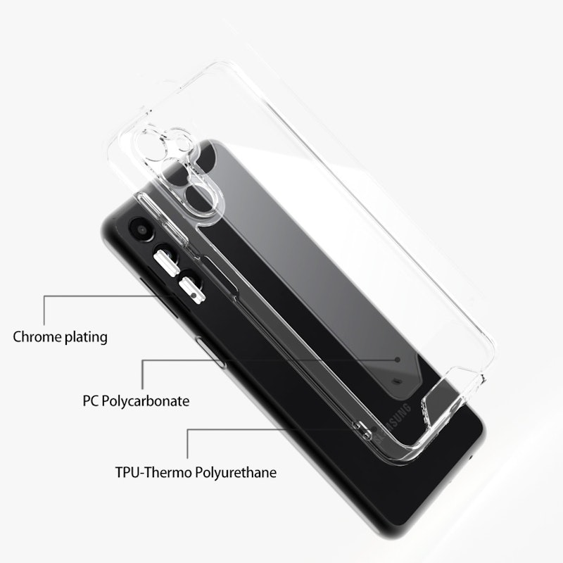 Myroots Military Hard Clear Case for Samsung 3