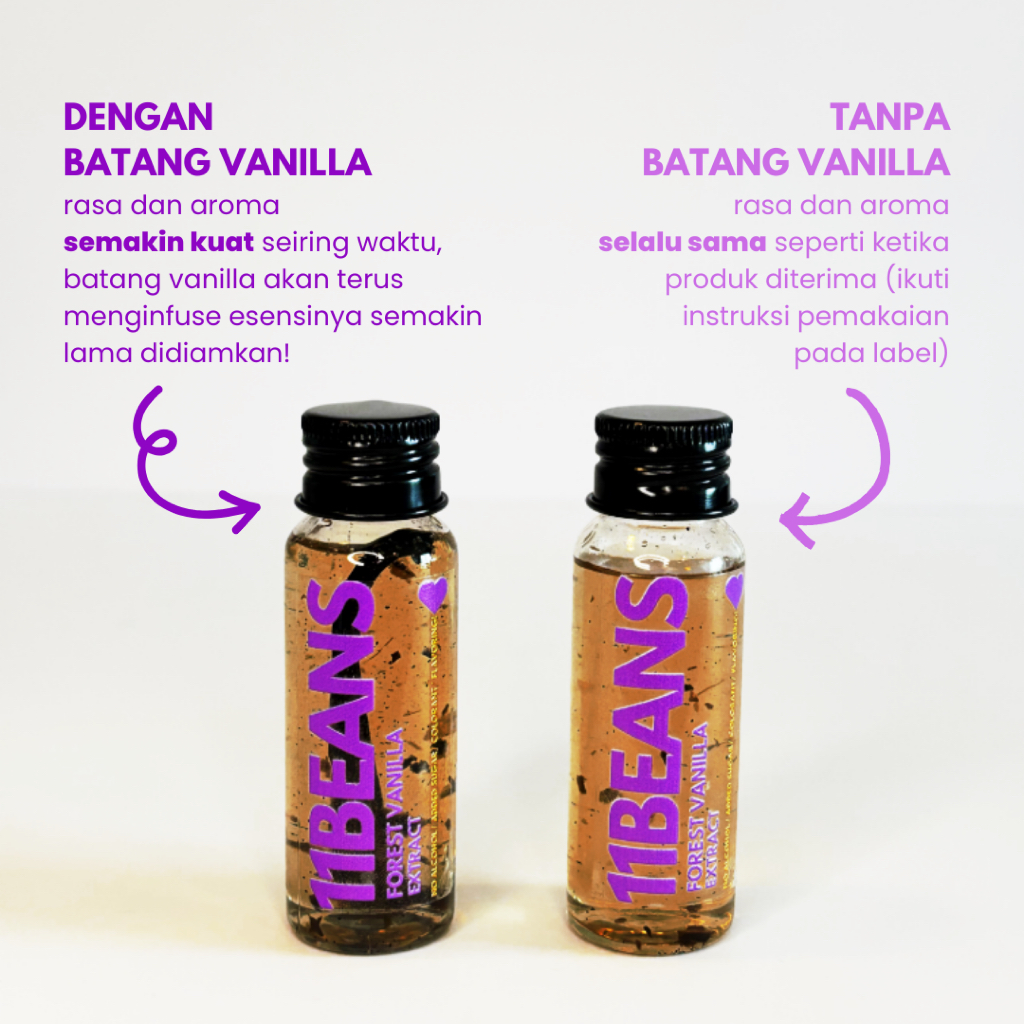  11BEANS Vanilla Homemade Forest Vanilla Extract 20 ml 