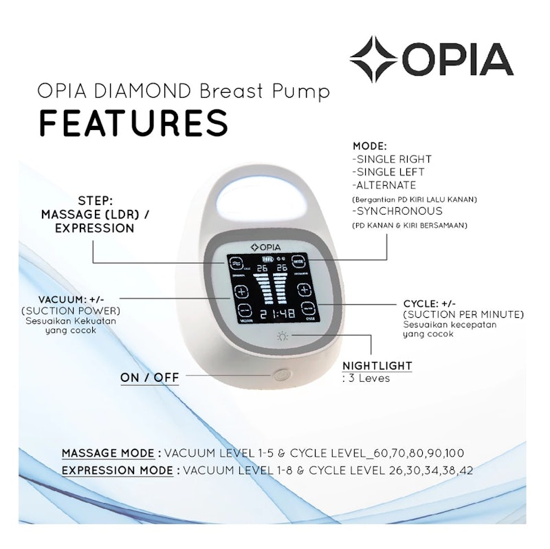 Opia Diamond Breast Pump 4