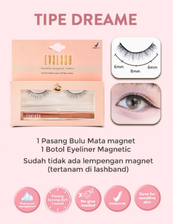  EVALASH Invisible Magnetic Lashes Dreame
