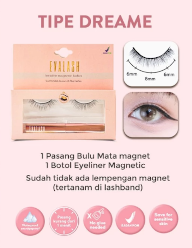 EVALASH Invisible Magnetic Lashes Dreame 2
