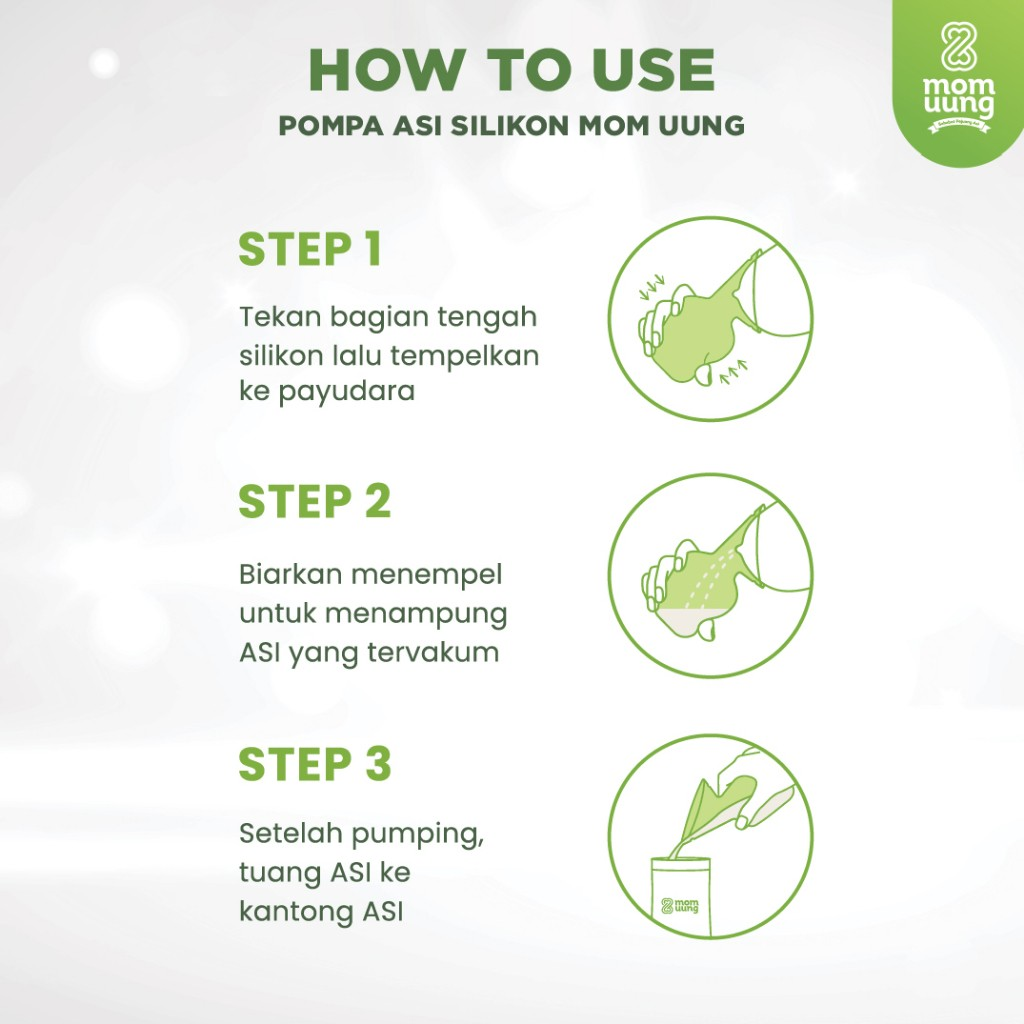 Ibu Anak Sukses Mom Uung Silicone Breast Pump