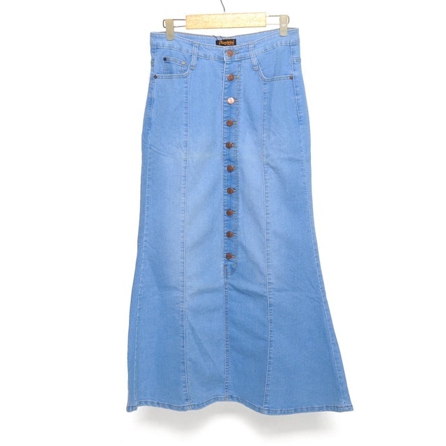 Rok Duyung Panjang Jeans Jumbo Wanita Kc Full 2