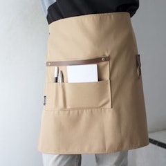 Half Apron Canvas and Synthetic Leather