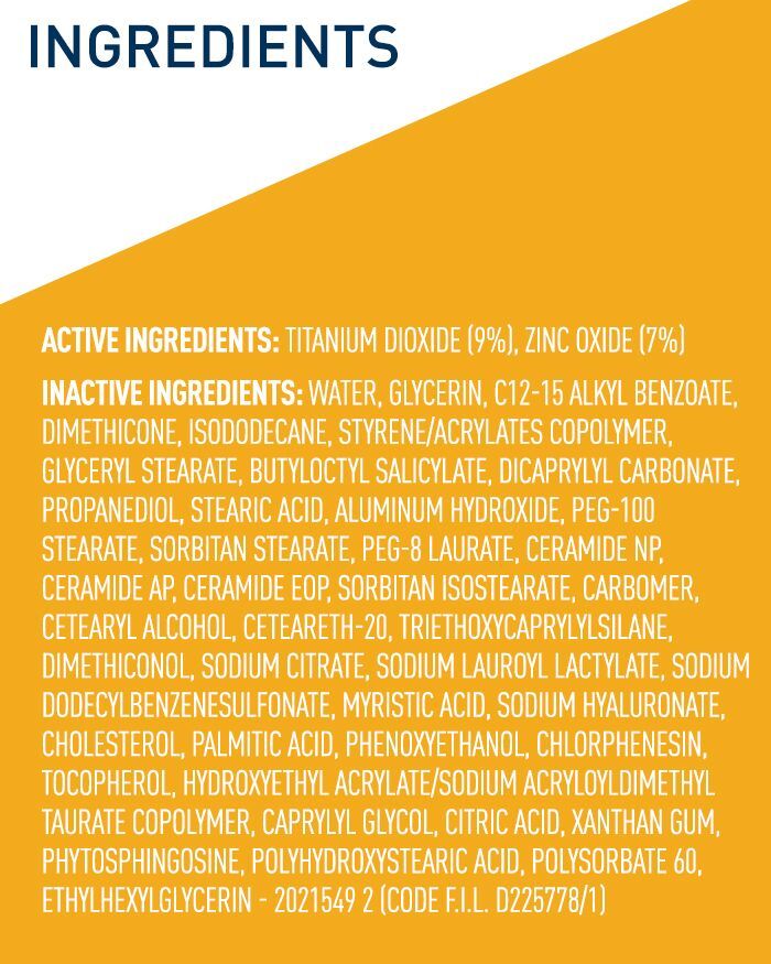 CeraVe® Hydrating Mineral Sunscreen SPF 50 Face Lotion