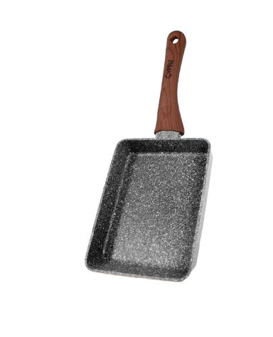 Cypruz Fry Pan Marble Kotak  ｜ FP-0643