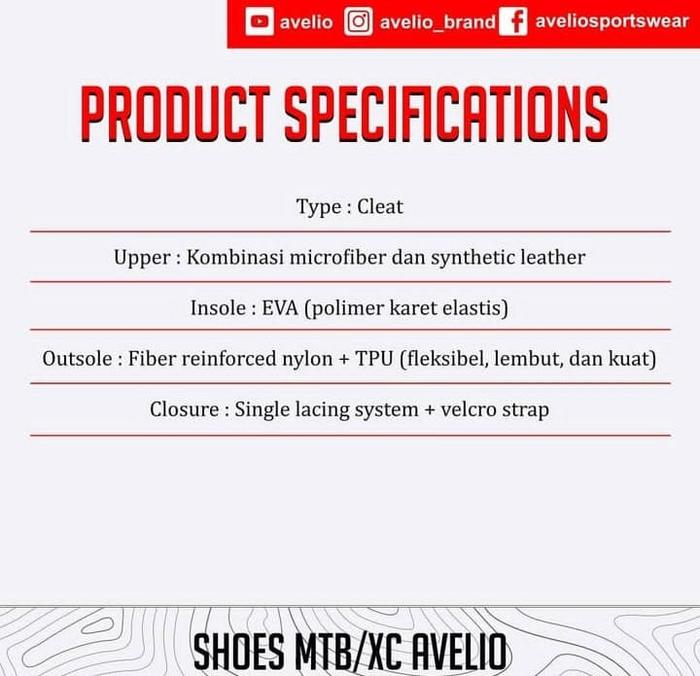 Avelio Juara Avelio Sepatu Mountain Bike MTB/XC