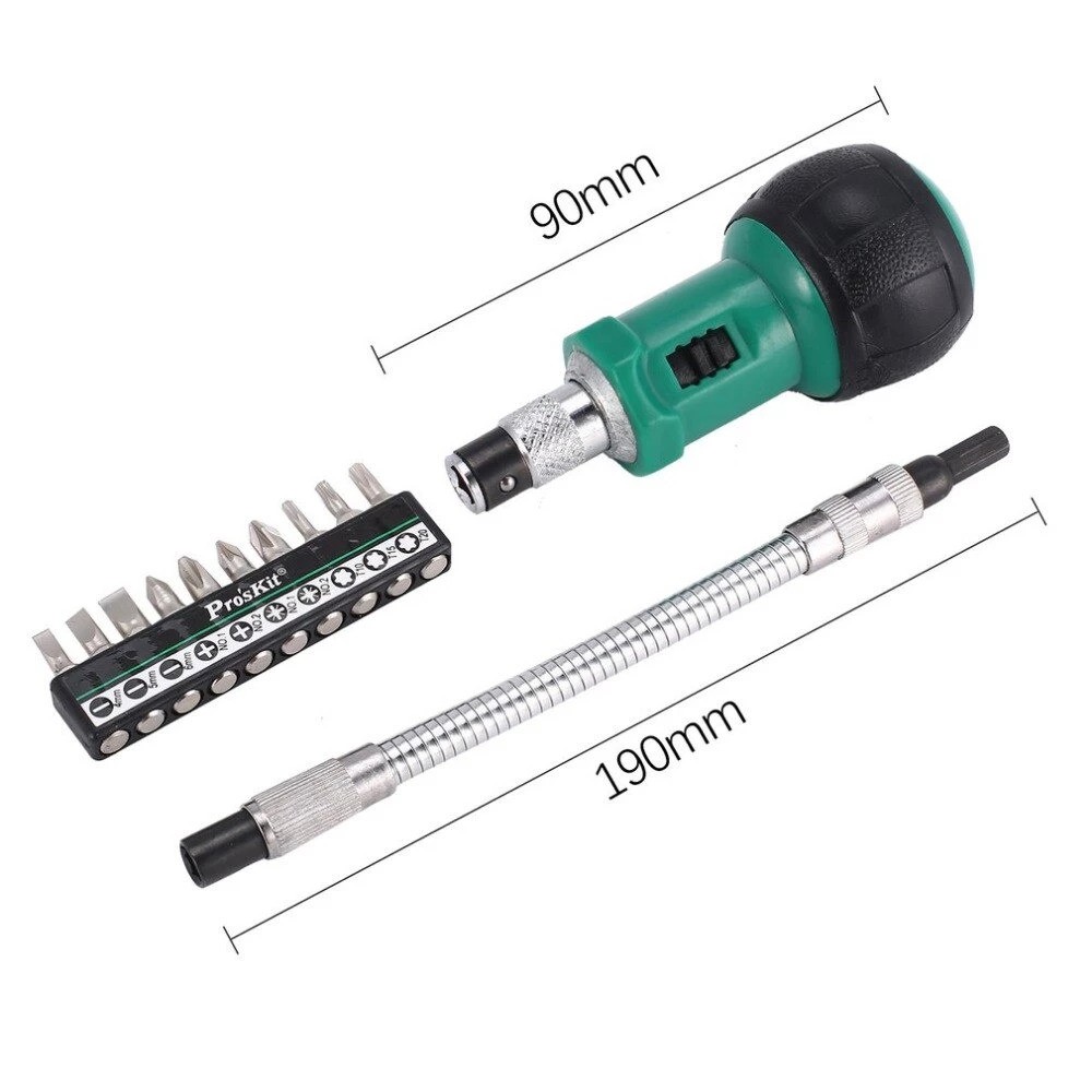 Proskit Flexible Ratchet Driver Set 2