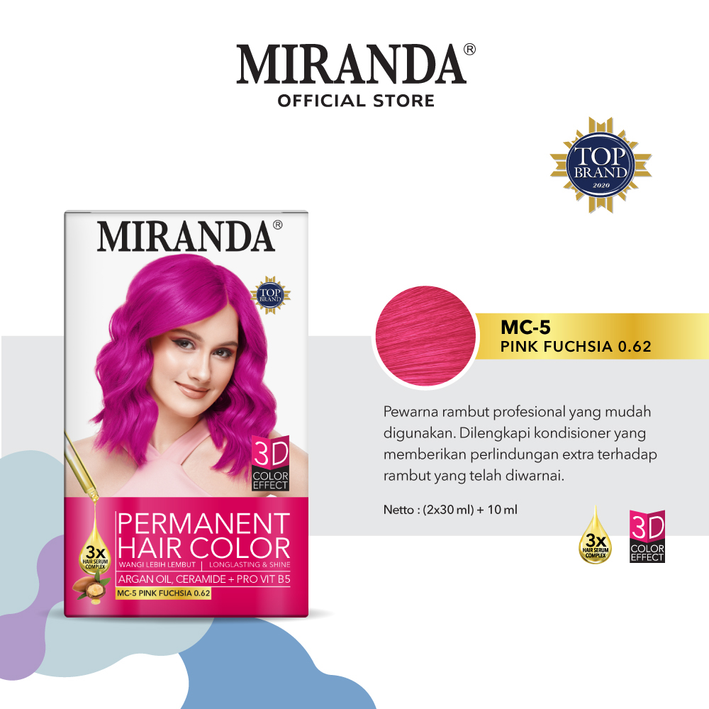 Miranda  Hair Color Pink Fuschia MC5 