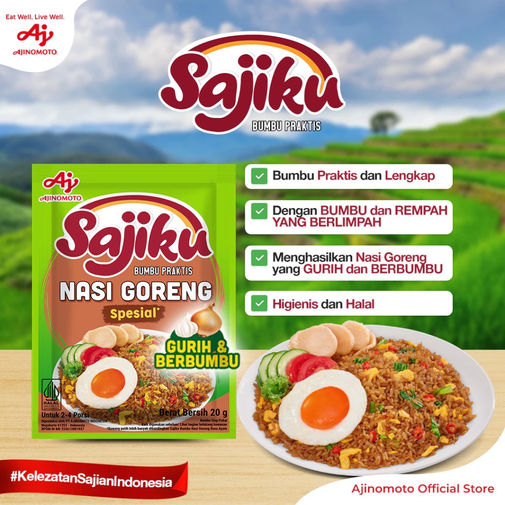 Ajinomoto Indonesia Sajiku® Bumbu Praktis Nasi Goreng Spesial