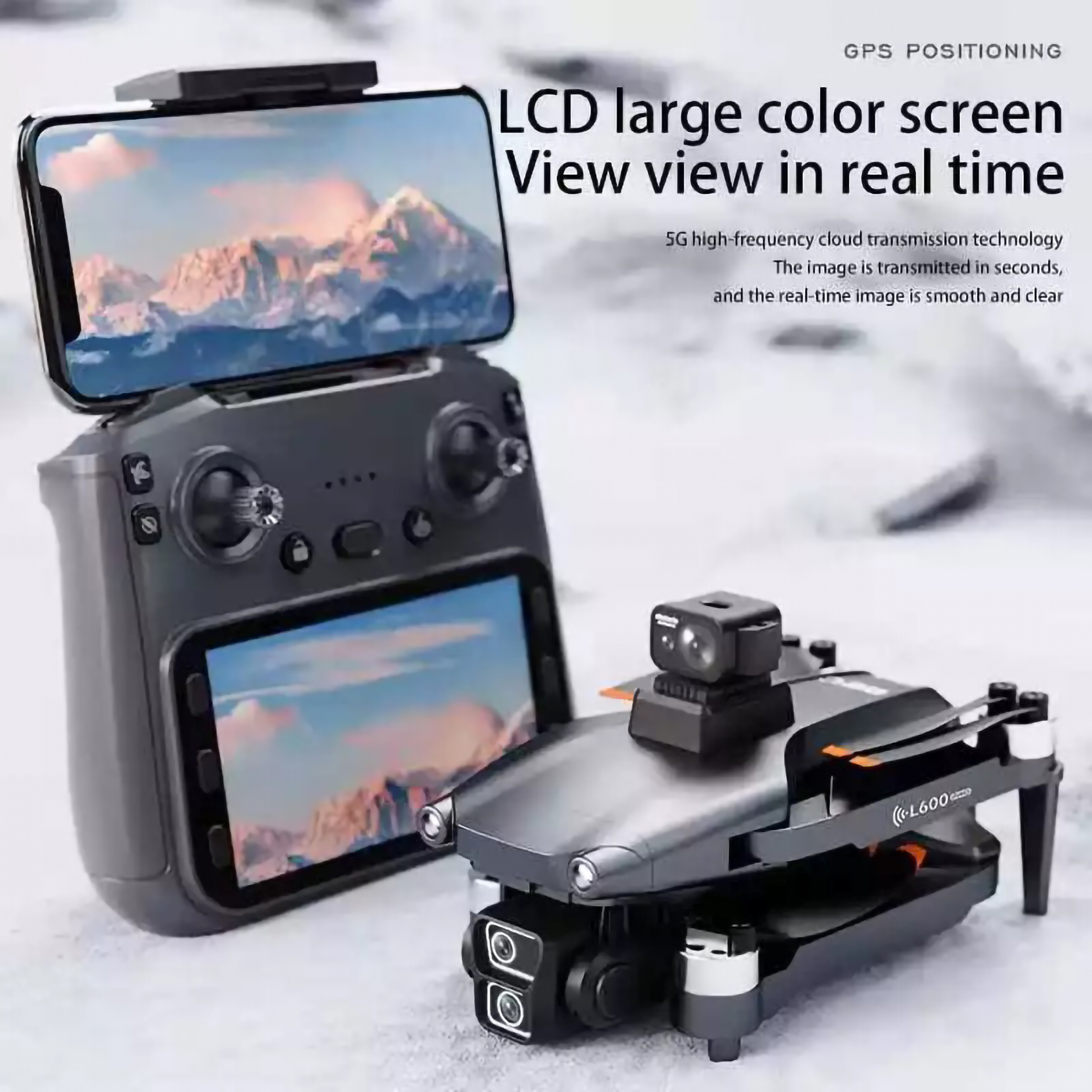 LYZRC L600-1 PRO MAX GPS 3 Axis 3