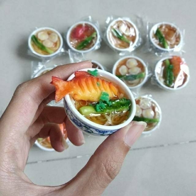 Magnet Hiasan Kulkas Miniatur Makanan