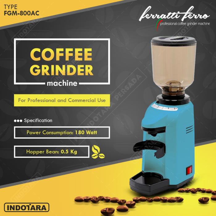  Ferratti Ferro Coffee Grinder Machine FGM800AC