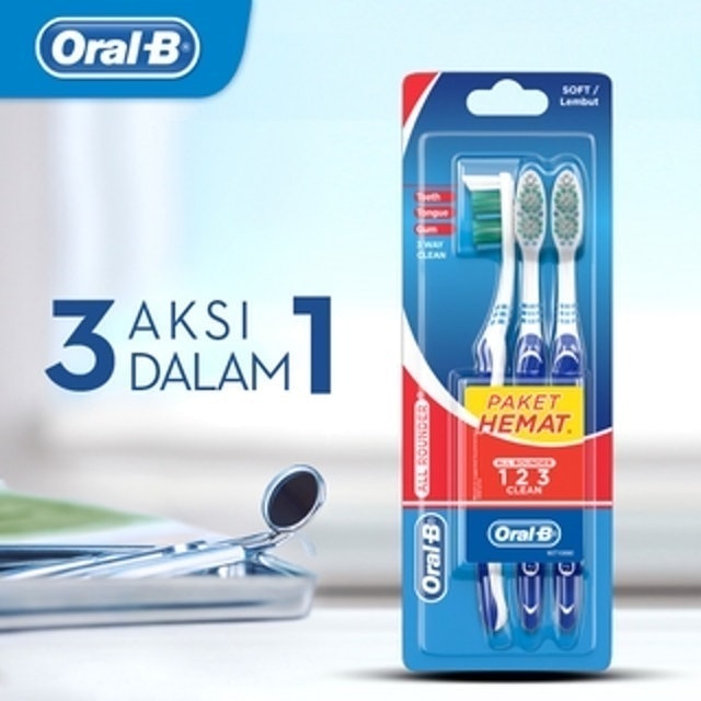 Oral-B 123 Soft 3s Toothbrush