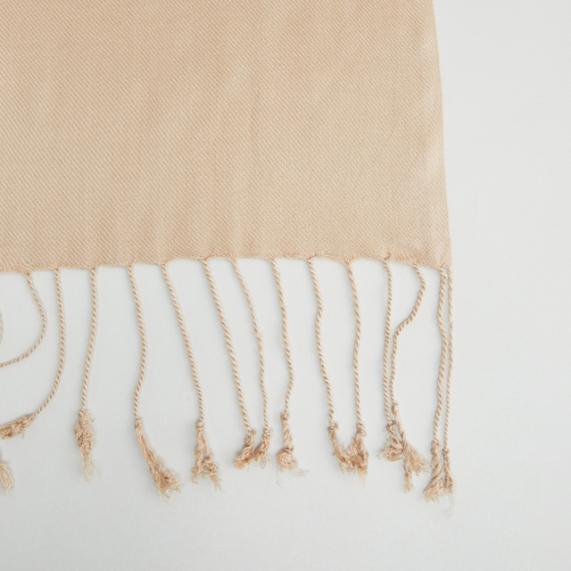 Max Fashion  Textured Scarf with Fringes