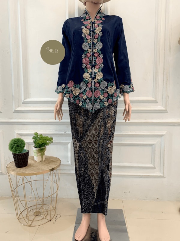 IMF Kebaya Encim Bordir Motif Bunga 4