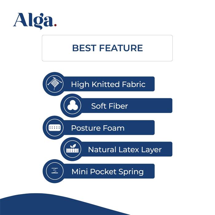 Alga Latex Topper 200 x 200 5