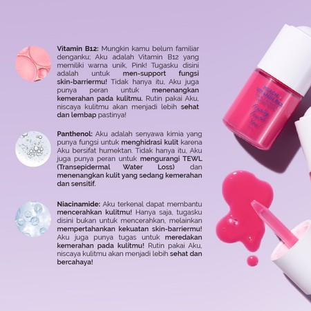 Karya Maharendra Innovation Finally Found You! Peach+VitaminB12 Double Barrier & Calming Serum