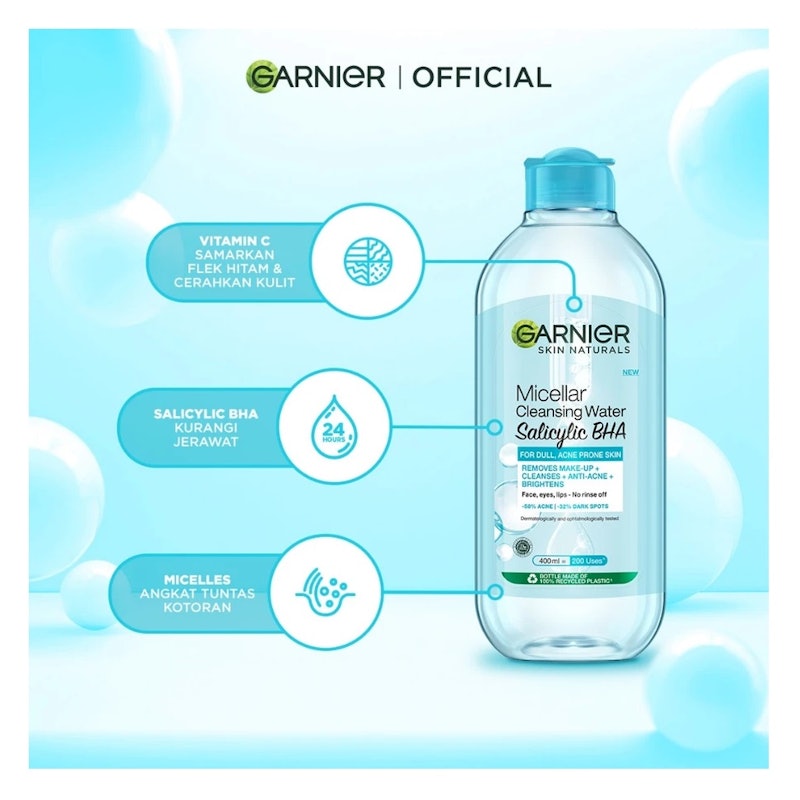 Micellar Cleansing Water Salicylic BHA 2