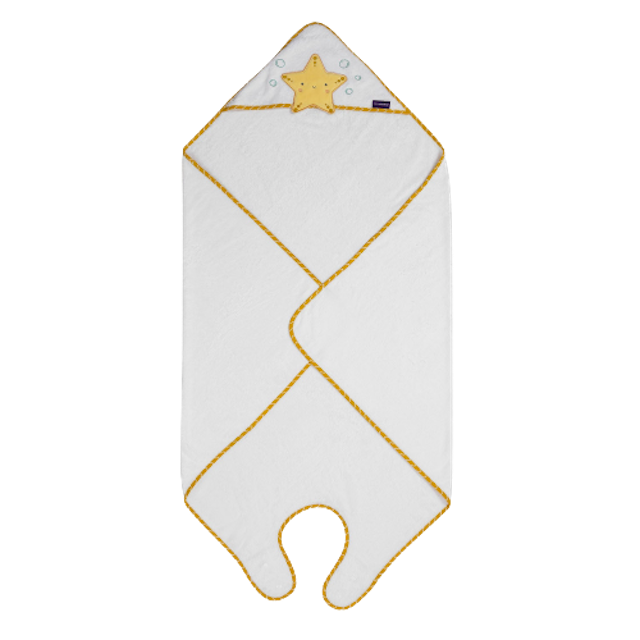 ClevaMama Bamboo Apron Baby Bath Towel 